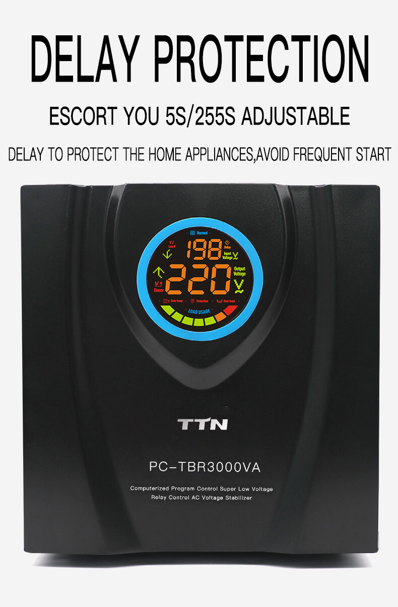 PC-TMR500VA-15000VA 90V 10KVA Price Nullam Control intentione Stabilizer
